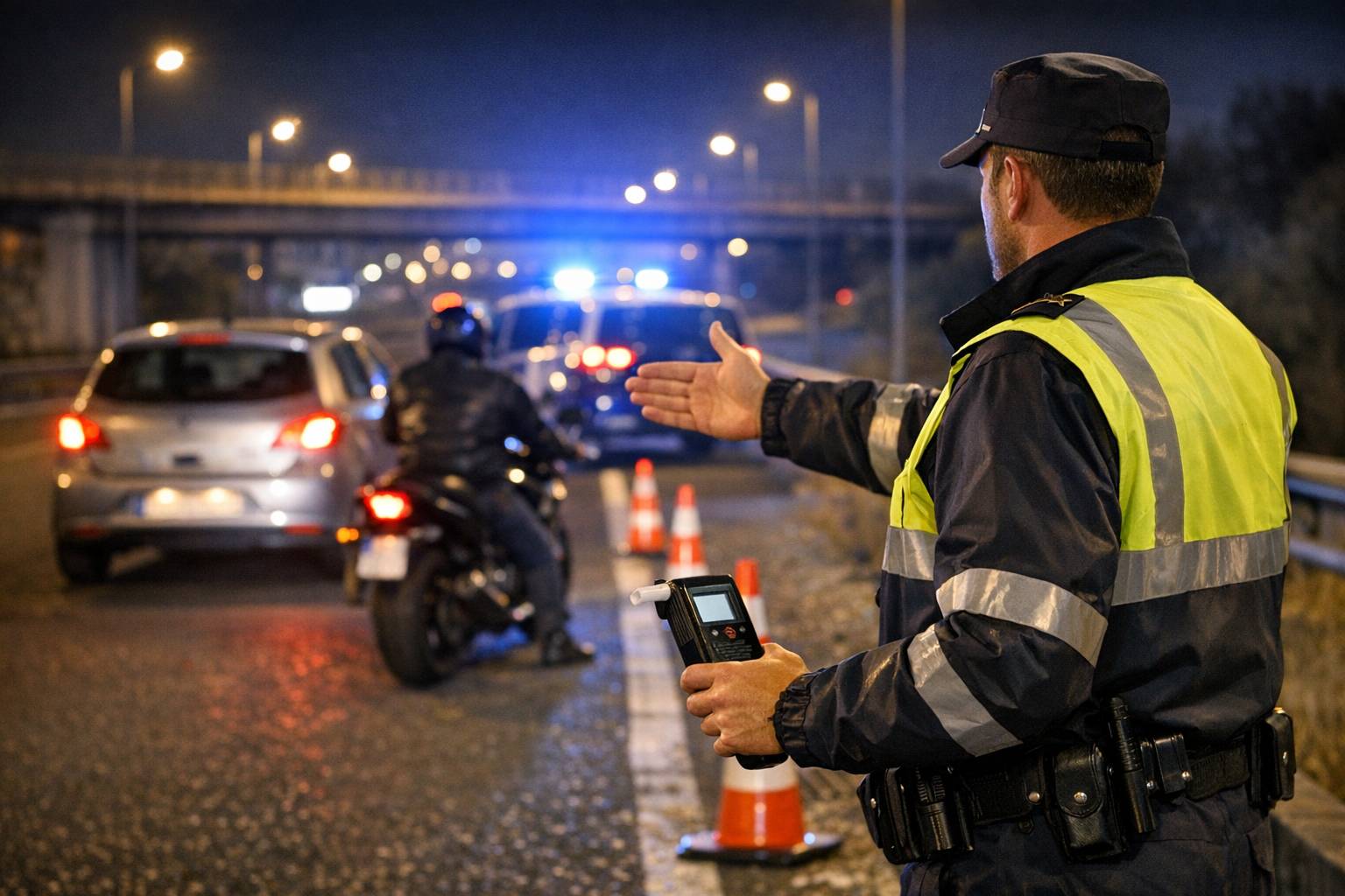 Alcoholemia en España 2026: límites legales, sanciones y cuándo es delito (coche y moto)