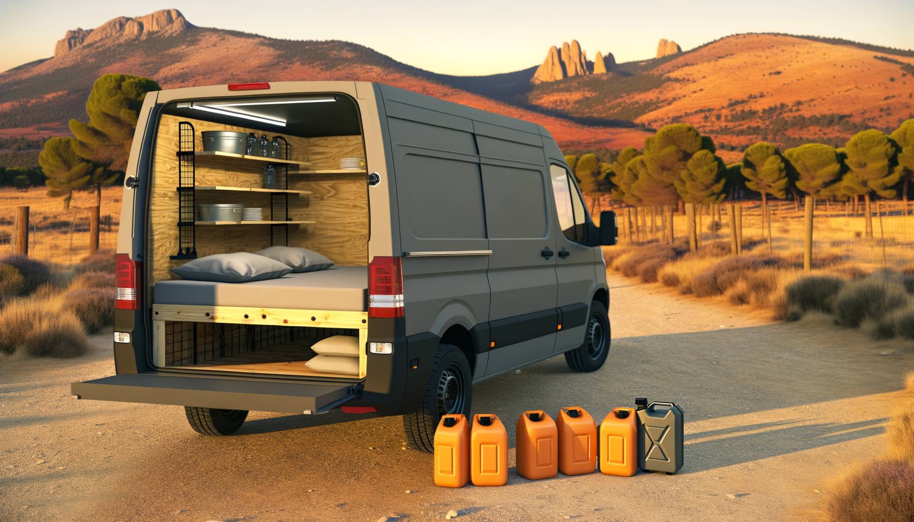 Cómo camperizar una furgoneta sin homologar