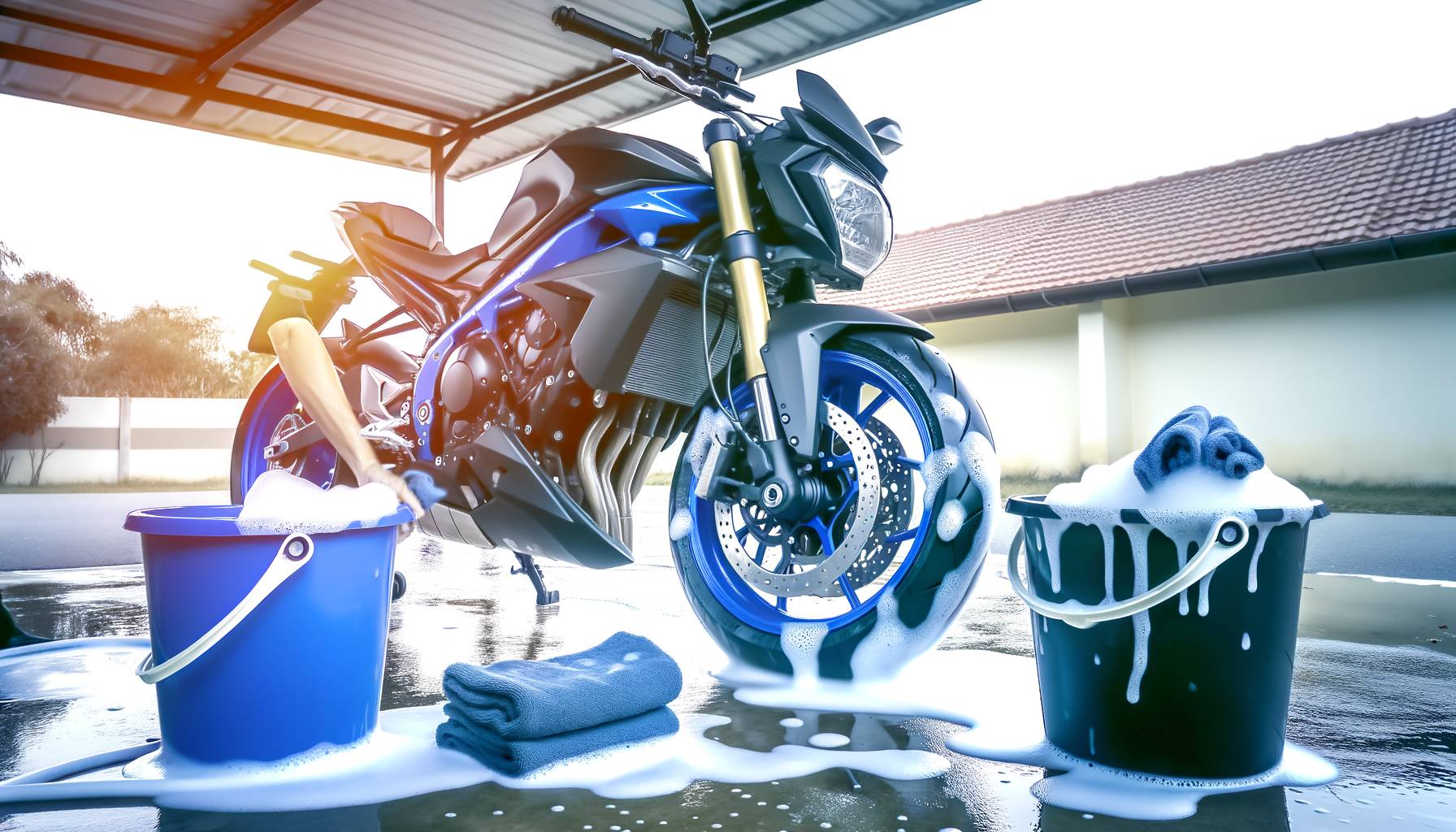 Con qué limpiar la moto: productos, técnicas y errores a evitar