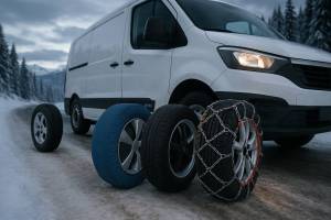 Cadenas de nieve para furgoneta: comparativa, montaje seguro y normativa por regiones